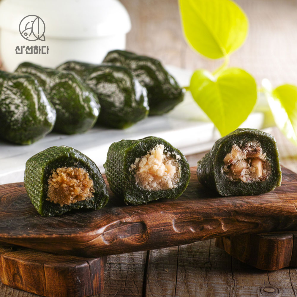 [트렌드잇] 쫀득한 모싯잎 영광 생송편 400g*3봉