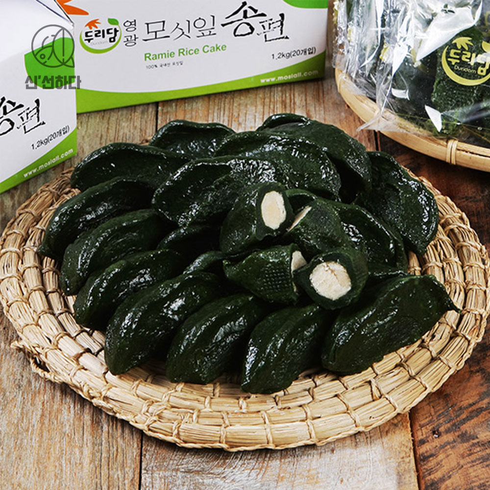 [트렌드잇] 쫀득한 모싯잎 영광 생송편 400g*3봉