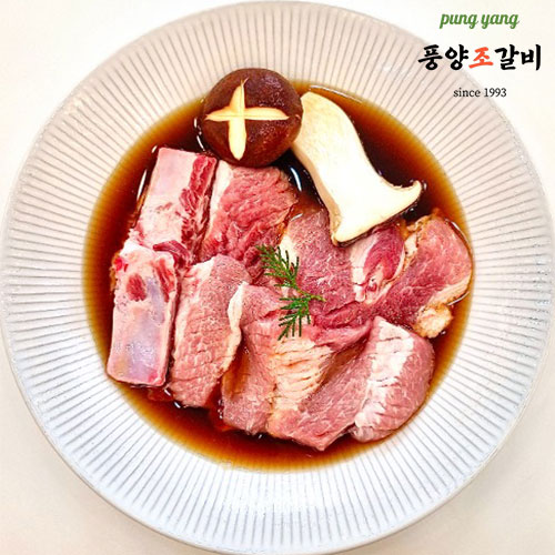 [풍양조갈비] ★국내산 경남 진주시 유명맛집★ 수제 양념 돼지갈비/목살구이 1kg  