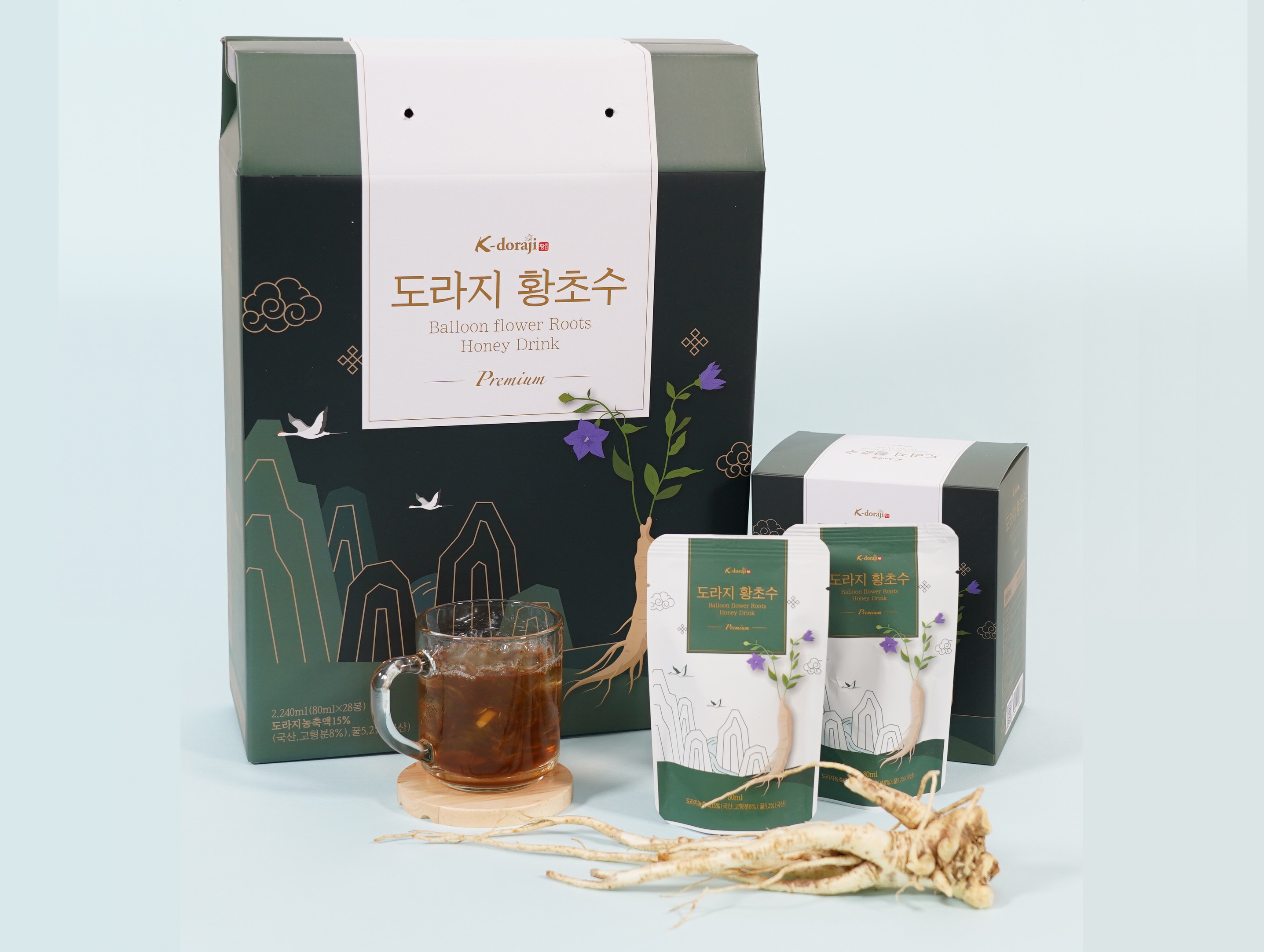 도라지 황초수 선물세트(80ml x 28봉)