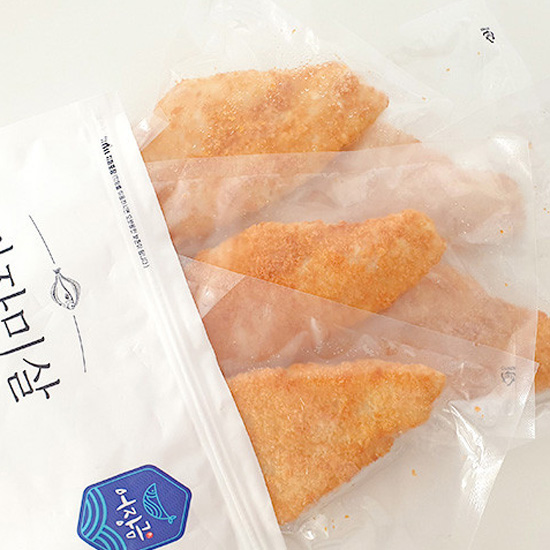 어장금 가자미 생선까스 순살 흰살 커틀렛 500g