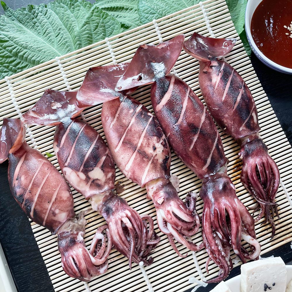 국내산 동해안 급냉 활오징어 1kg 15미내외