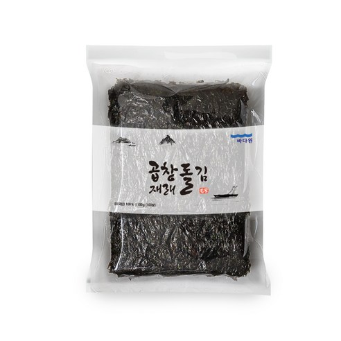 바다원 곱창 재래 돌김 100p, 180g, 1개 c