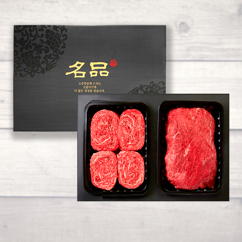 자연애 고가연 1등급 숙성한우 선물세트 7호(불국/1kg)