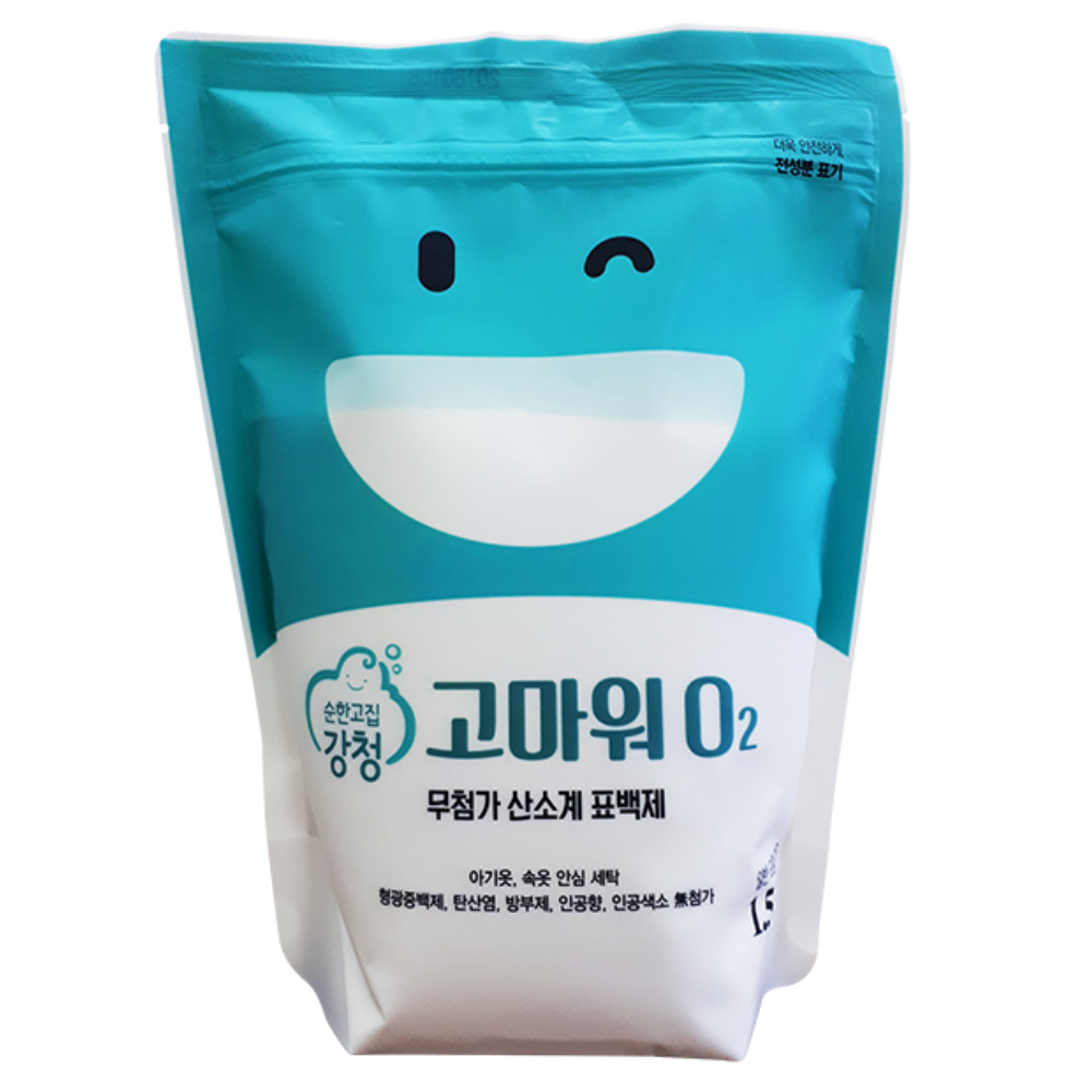 강청 무첨가 산소계표백제1.5kg