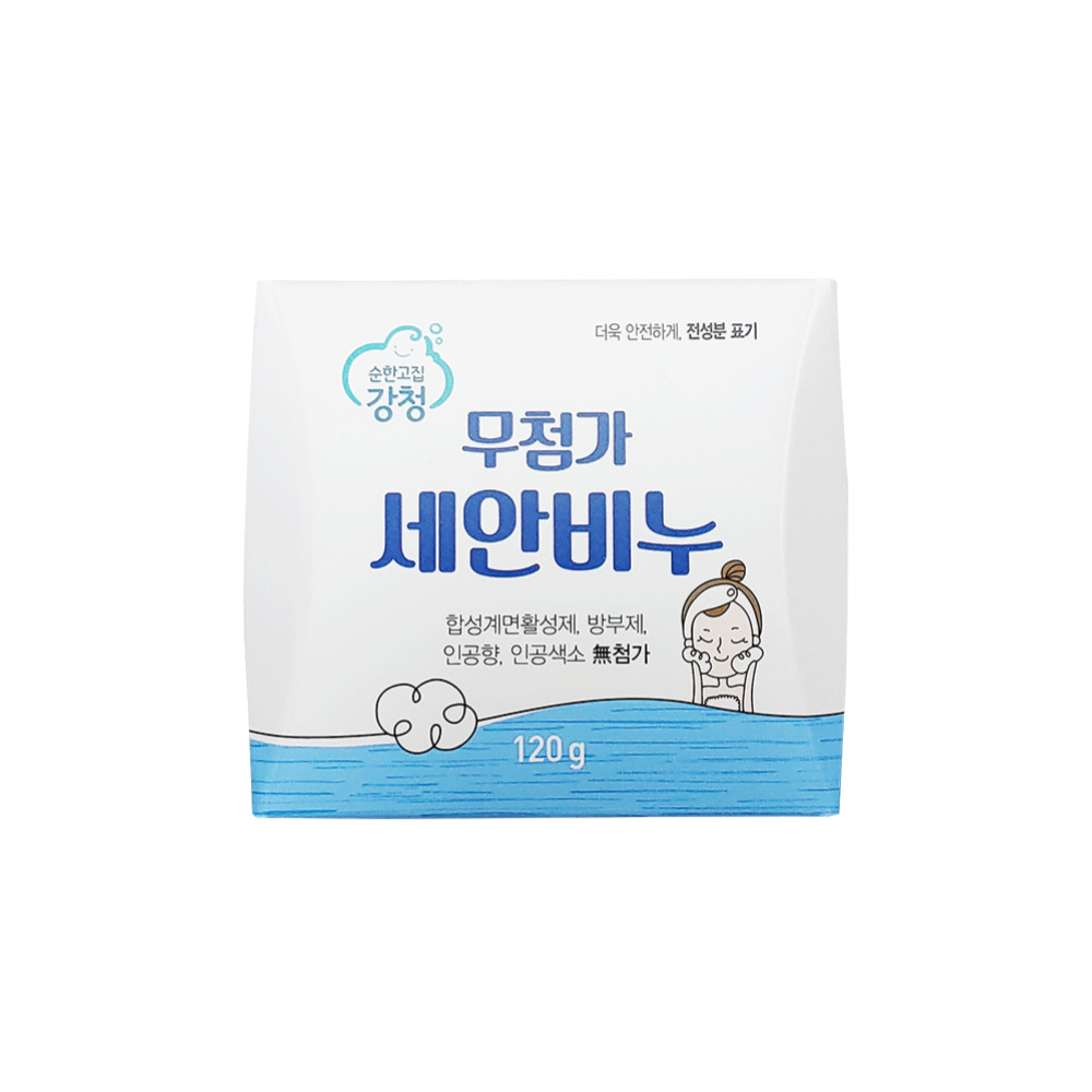 강청 무첨가 순비누120g 대표이미지 섬네일