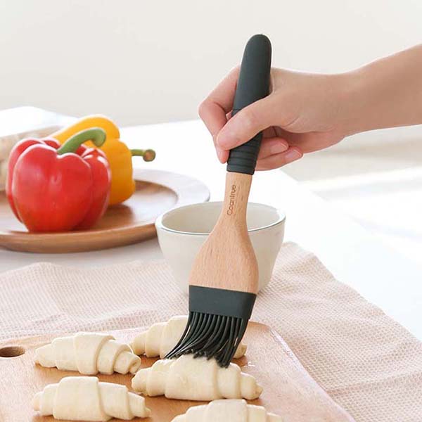 꼬앙뜨로 실리콘 조리도구 5종세트 브러쉬+국자+주걱+스크래퍼 2P