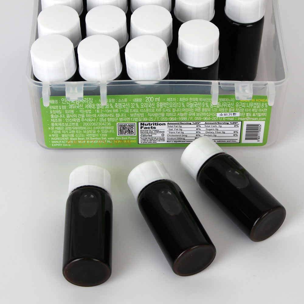 인산죽염 약콩 사리장 [200ml] (10ml 20병)