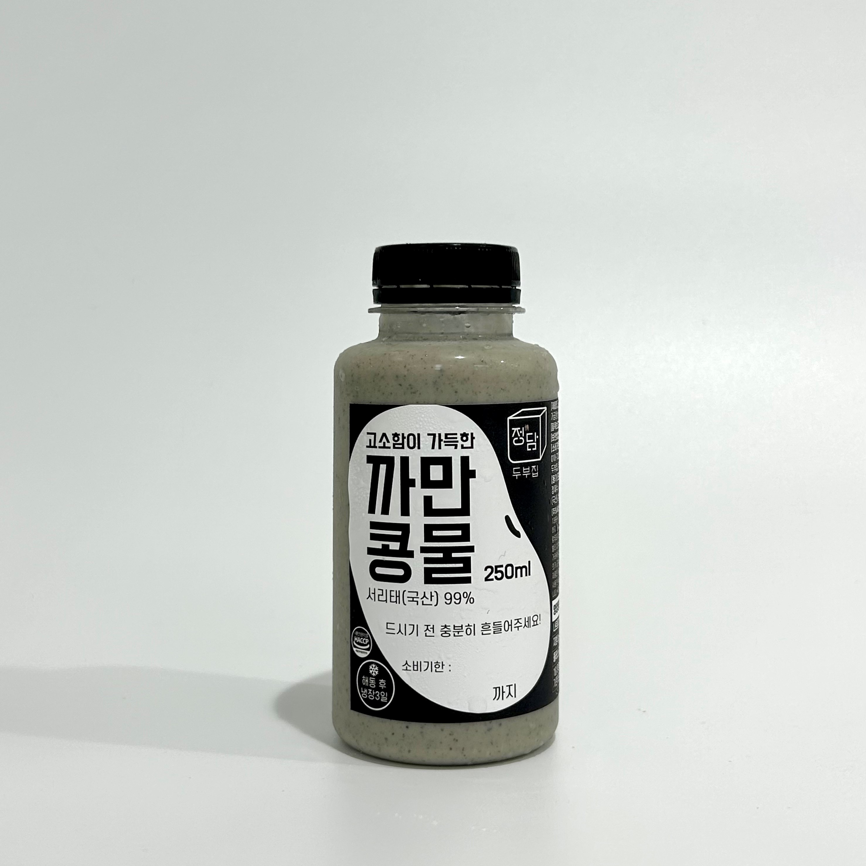 [정담두부집] 고소함이 가득한 까만콩물 200ml 5팩 대표이미지 섬네일