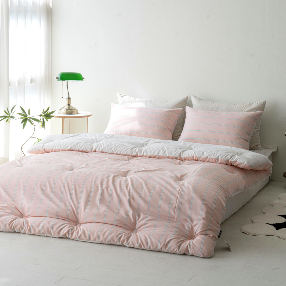 SMT 부드러운 소프트마이크로 스트라이프 가을 겨울 봄 사계절 침구 호텔 세트