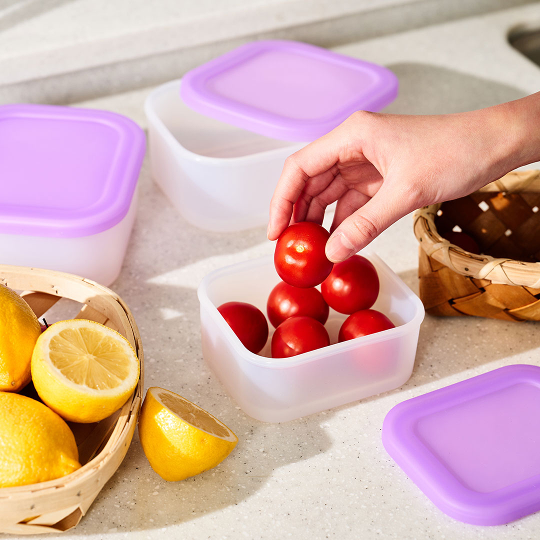 [플렉스앤락] 국산 반투명 실리콘 냉동밥보관용기 150ml+ 300ml+ 500ml 3종 세트 / 용량별 단품 1p