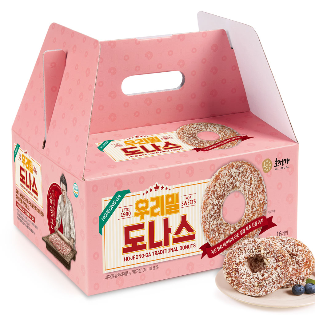 호정가 우리밀도나스 (16개입) / 국산 밀과 조청으로 만든 옛날튀김도넛 대표이미지 섬네일