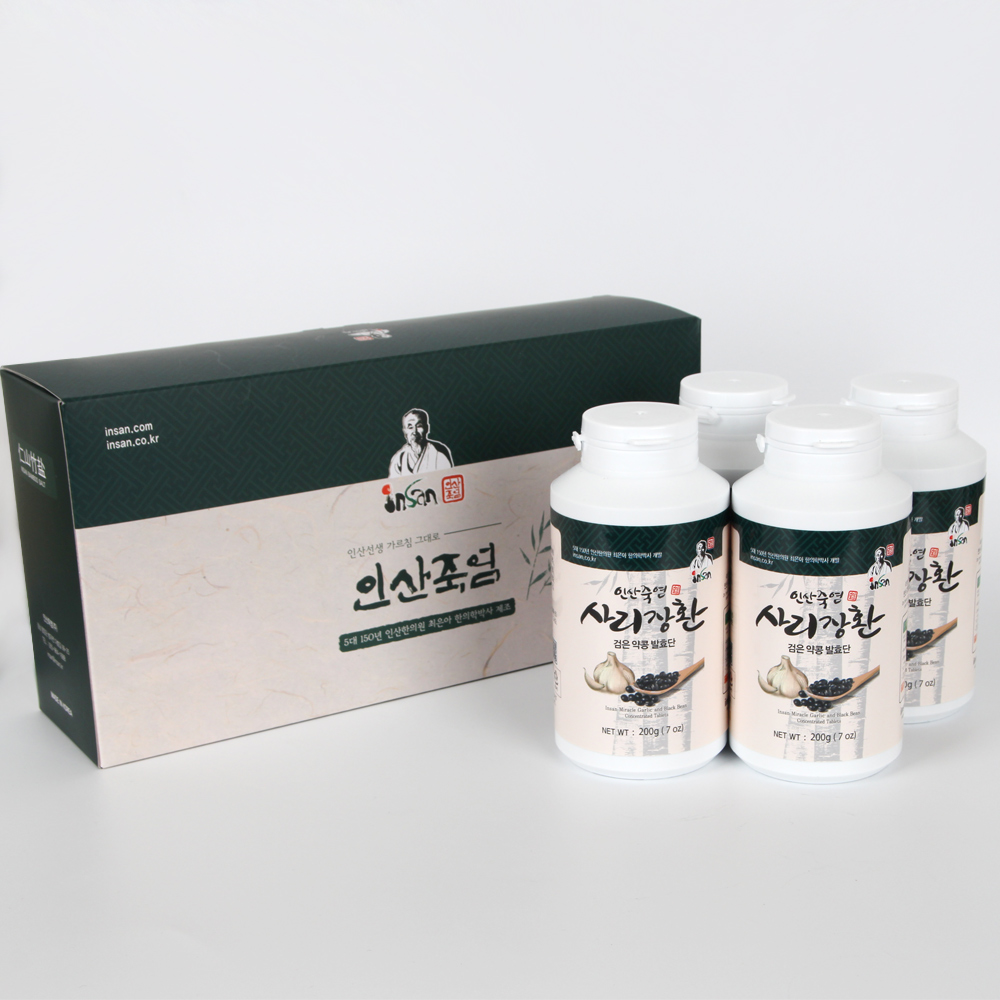 인산죽염 사리장환 선물세트 [200g 4개]