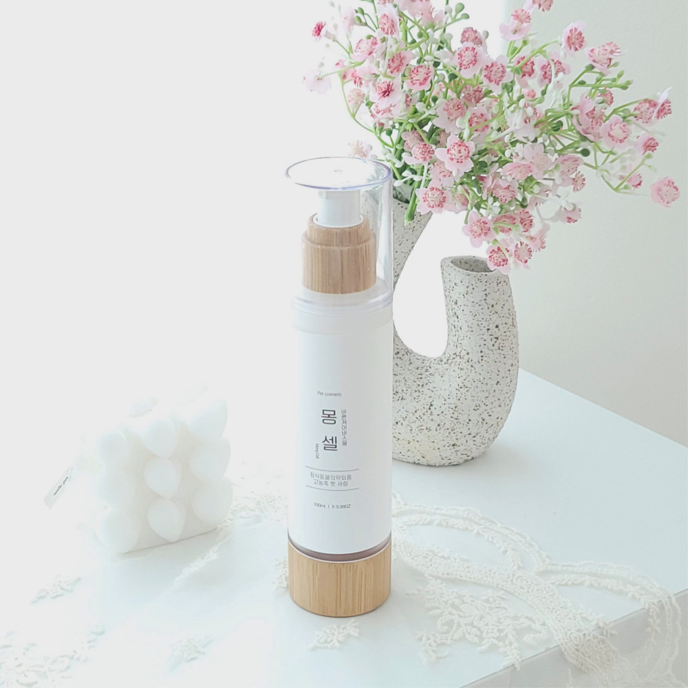 [몽셀] 바스몽 고농축 펫 세럼 보습제 발바닥 코 건조 발밤 100ml