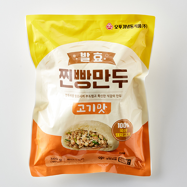 발효 찐빵만두 (고기맛, 4개입 | 360g)