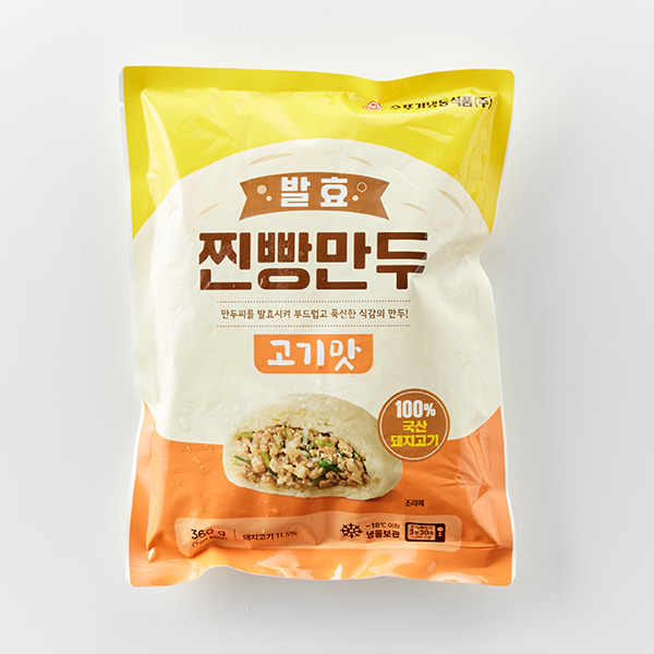 발효 찐빵만두 (고기맛, 4개입 | 360g)