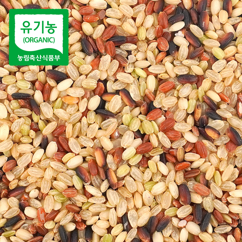 국산 유기농 오색현미 쌀 1kg