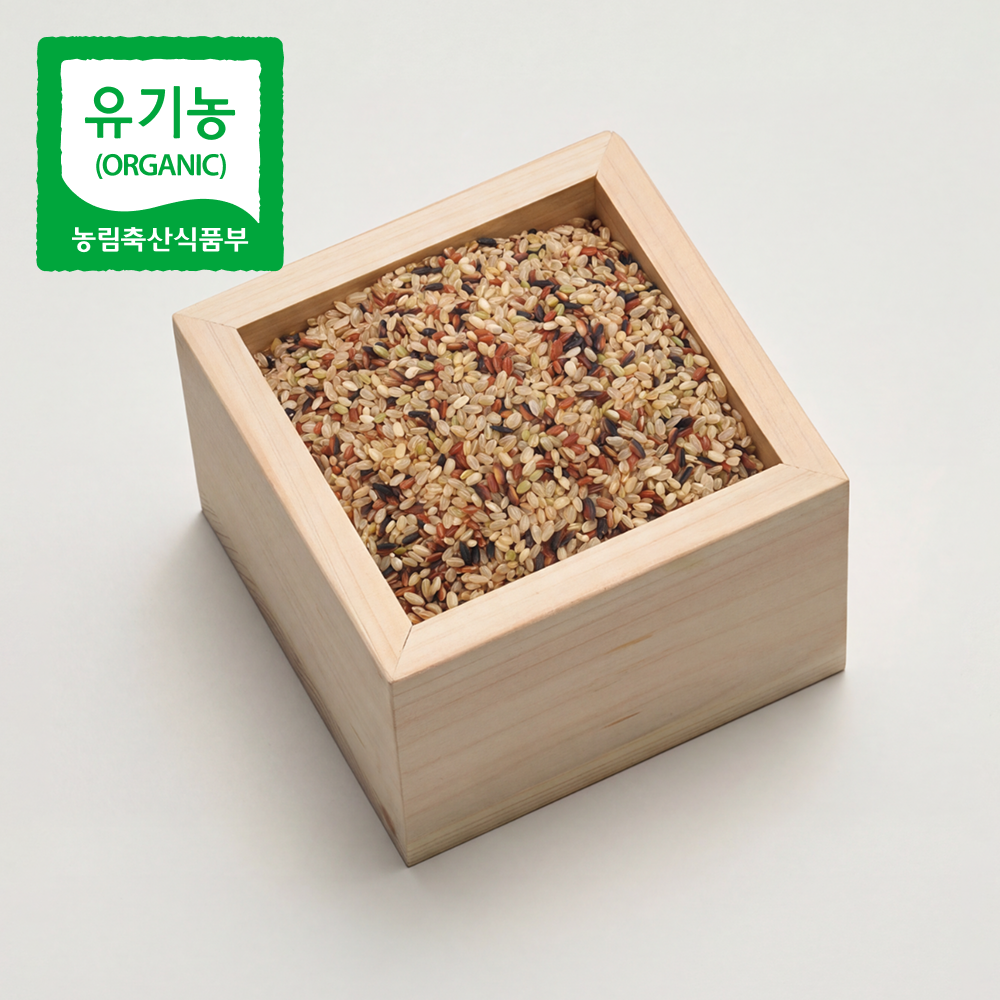 국산 유기농 오색현미 쌀 1kg