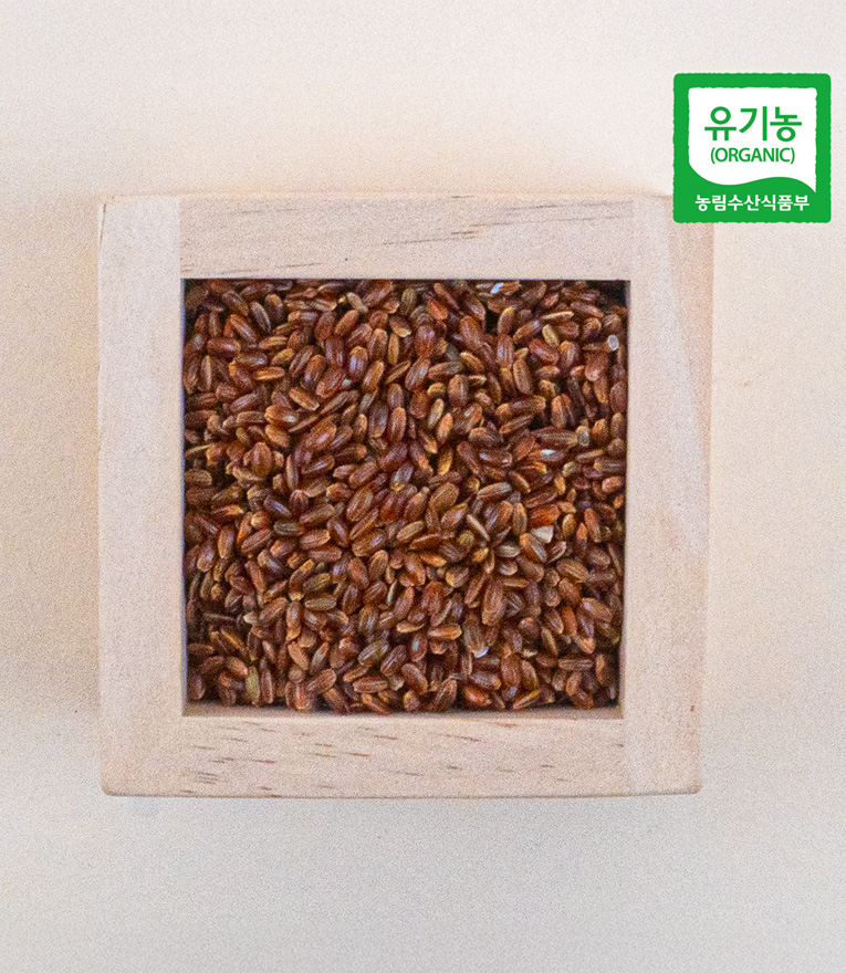 국산 유기농 홍미 쌀 1kg