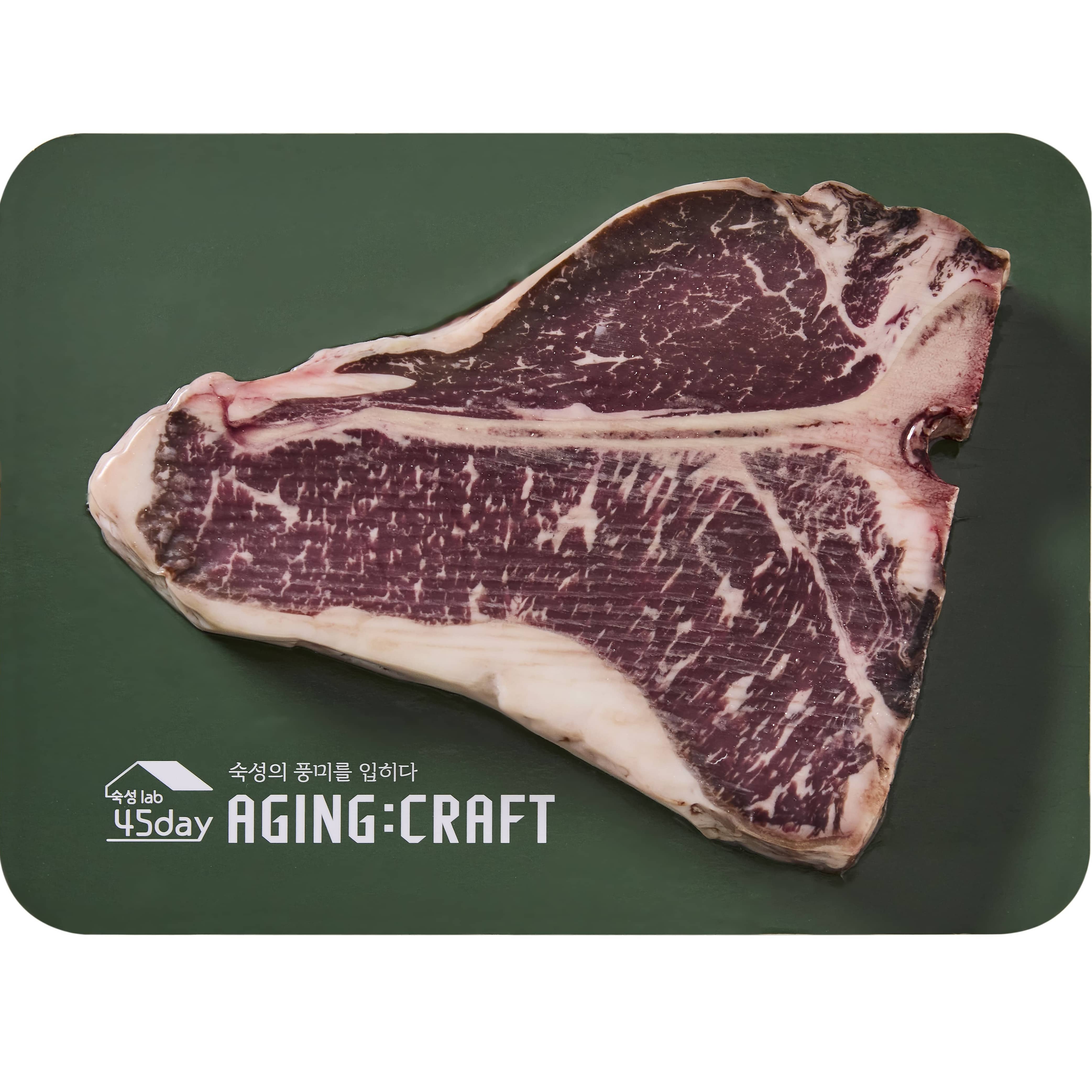 [Dryaging, 건식숙성] 숙성한우티본 & 엘본스테이크 600g 대표이미지 섬네일