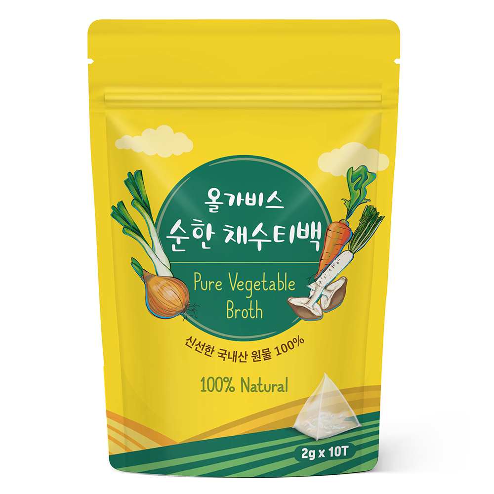 올가비스 순한 채수/해물육수 티백(20g/2g*10입)