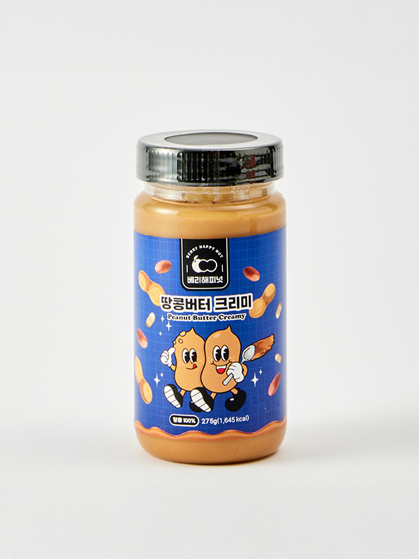 [가격인하] 베리해피넛 100% 땅콩버터 크리미(275g)
