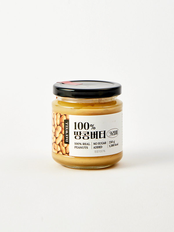 [리뉴얼] 데이웰 100% 땅콩버터 크리미(230g)