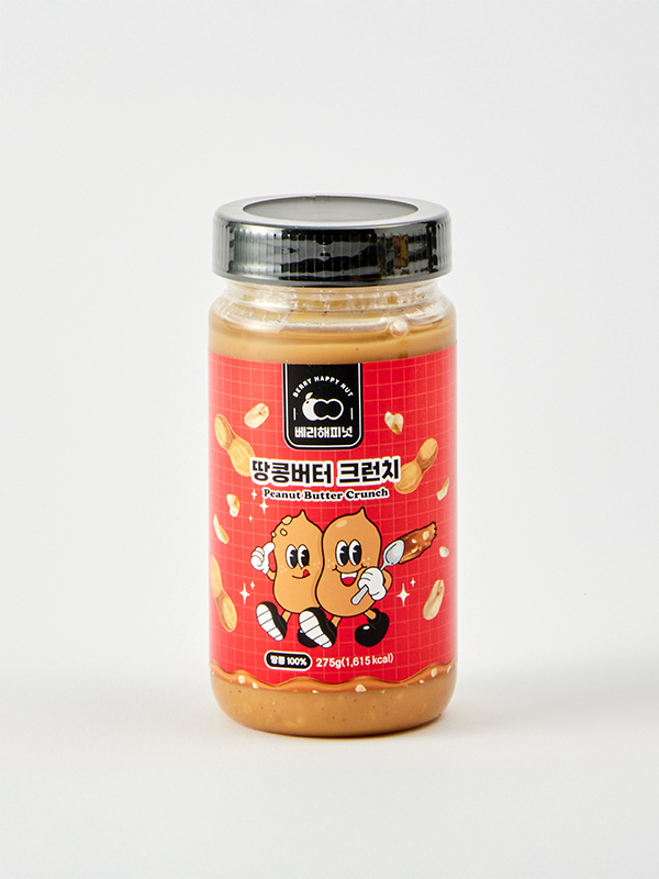 베리해피넛 100% 땅콩버터 크런치(275g)