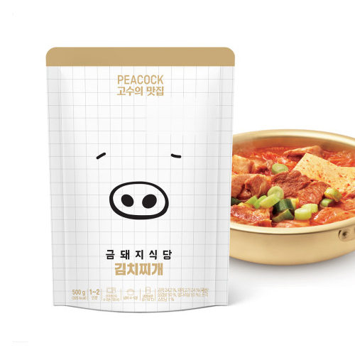 [피코크] 금돼지식당 통삼겹김치찌개(500g)x3개