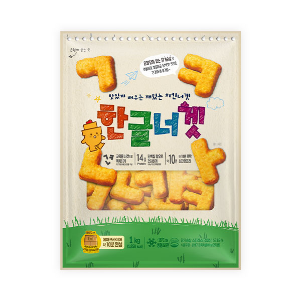 프리미엄 한글 치킨너겟(1kg)