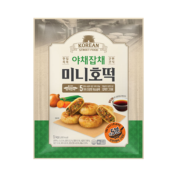 야채잡채 미니호떡(1kg)