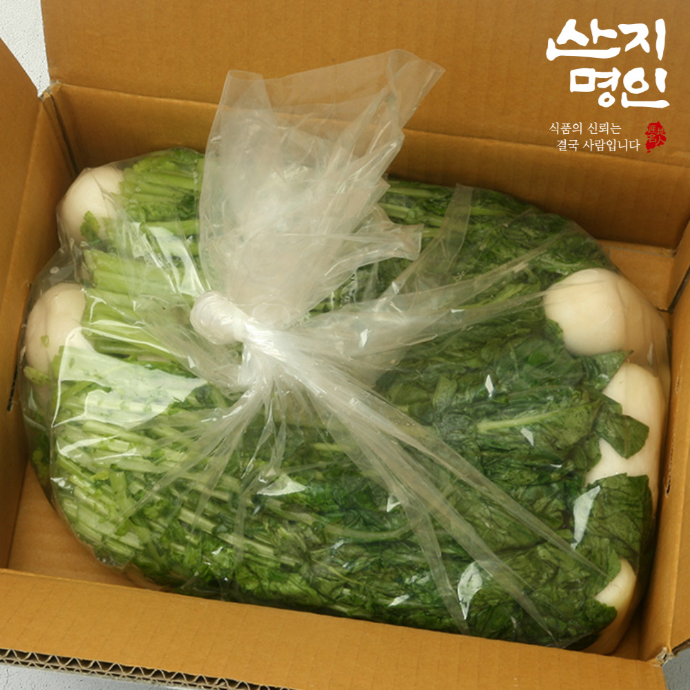 [산지명인] 강원도 고랭지 세척 알타리 절임 3.5kg(약 2단) 김장 총각무