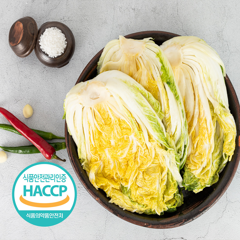 [예약판매] 해썹인증 해남 절임 배추 20kg 710포기 땅끝 절인 김장 김치 무료배송 대표이미지 섬네일