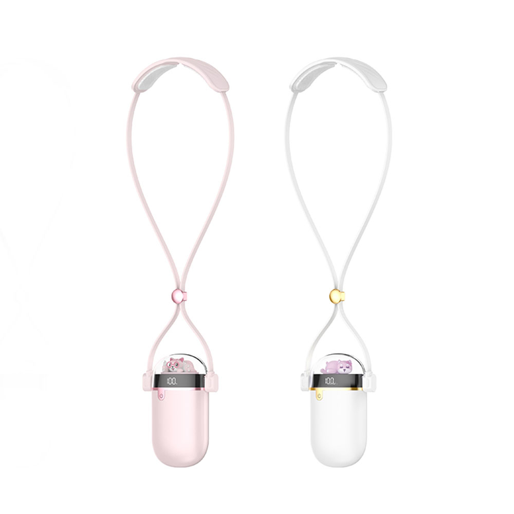 3in1 손난로+넥워머+보조배터리 5000mAh (11시간 온열 사용가능)(핑크/화이트)