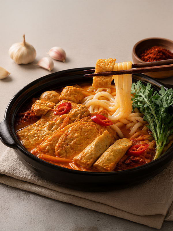 오마뎅 진짜 얼큰한 김치 어묵 우동 전골(710g)