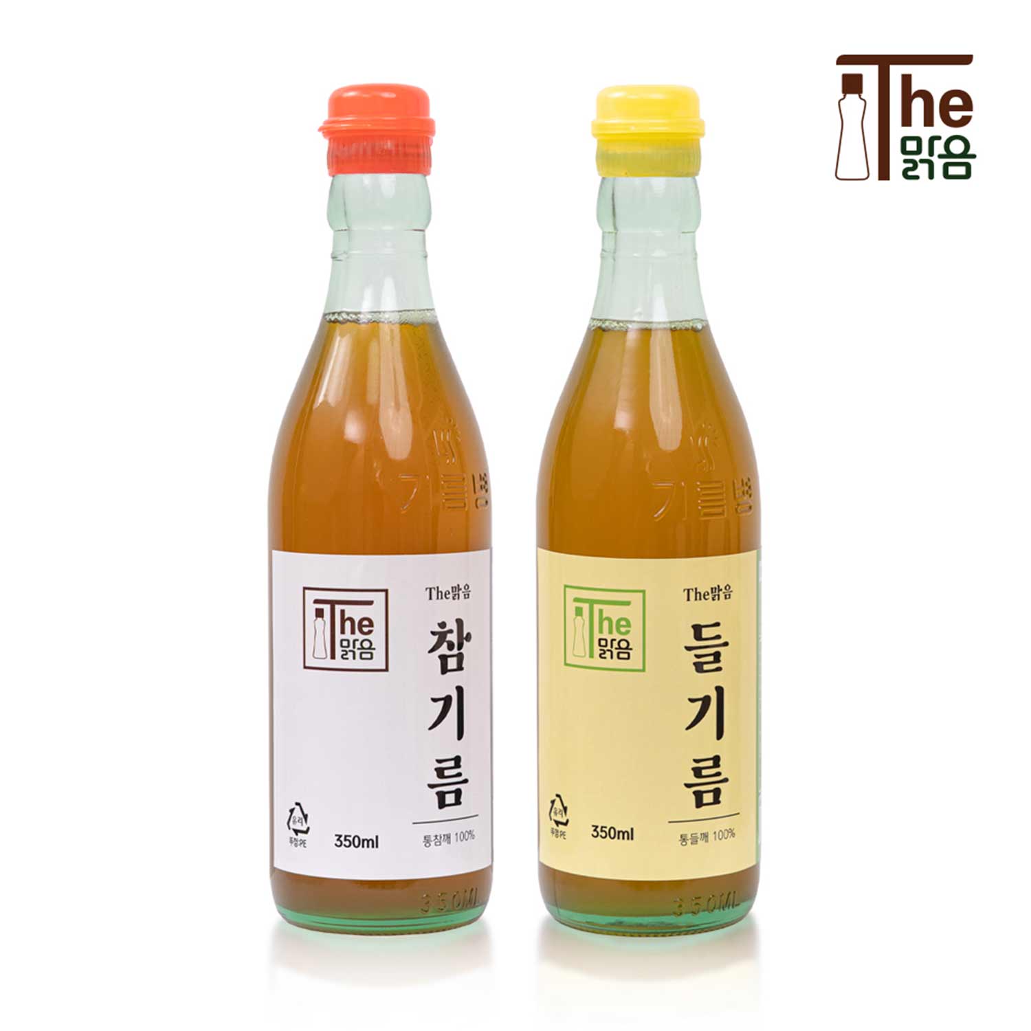 The맑음 더맑음 참기름&들기름 350ml
