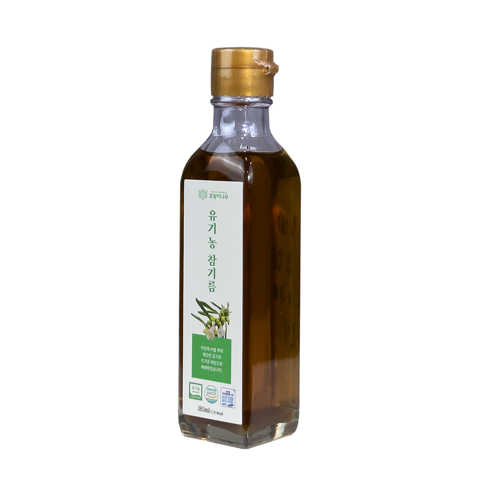 호랑이나무유기농참기름185ml
