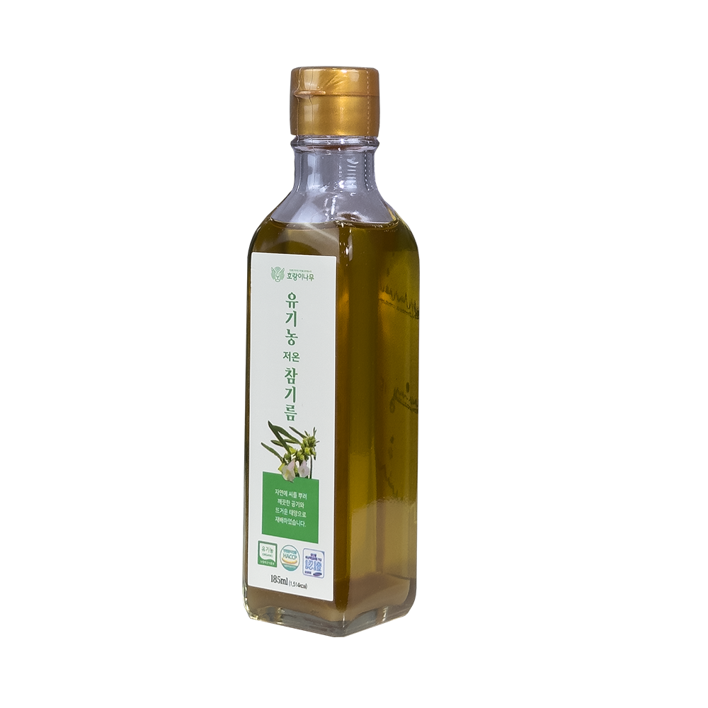 호랑이나무유기농저온참기름185ml
