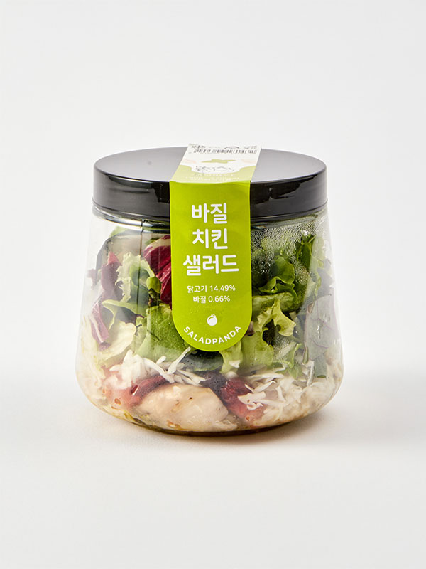 [샐러드판다] 바질치킨 샐러드(190g)