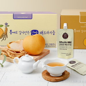 통째로 갈아만든 진짜 배도라지즙 100ml 30포 (스파우트) 대표이미지 섬네일