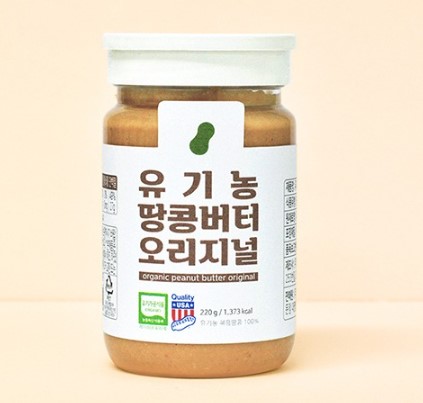 유기농 땅콩버터 오리지널 220g 대표이미지 섬네일