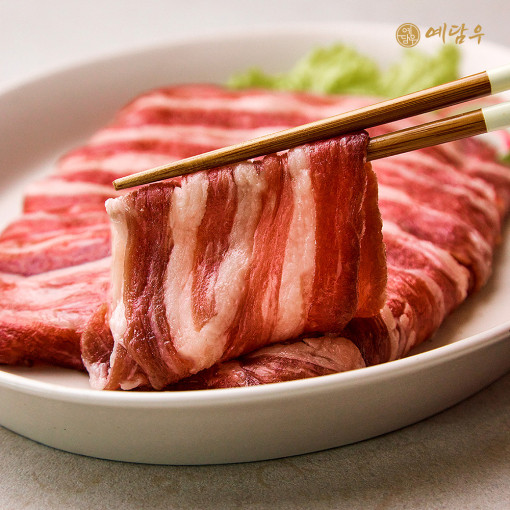++1등급 한우 차돌 1kg(250g*4팩) 투뿔 마장동 한우구이용 [원산지:국산] 대표이미지 섬네일