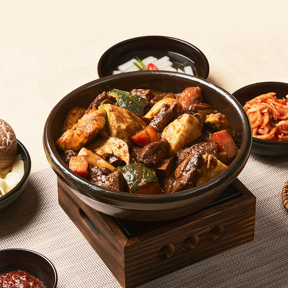 쑥이네 5분조리 돼지갈비찜 밀키트 700g (오리지날/매운맛)