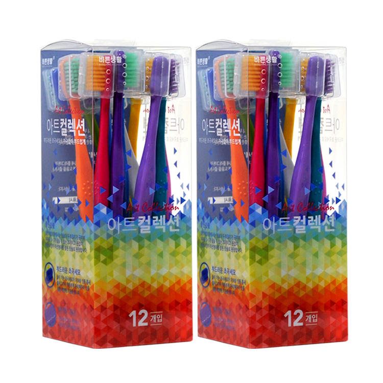 부광약품 얇은헤드 칫솔 초극세모 12입