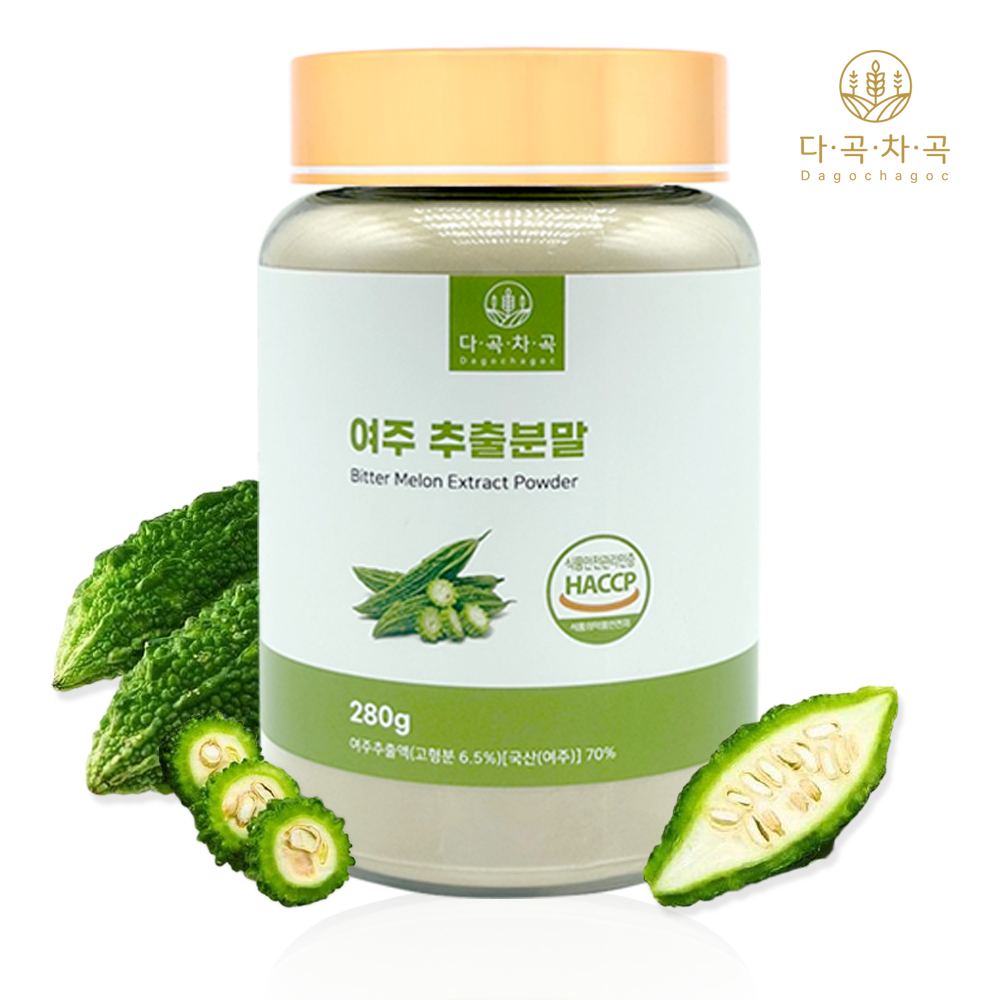 다곡차곡 여주 추출 분말 280g 국산 건강 가루 파우더