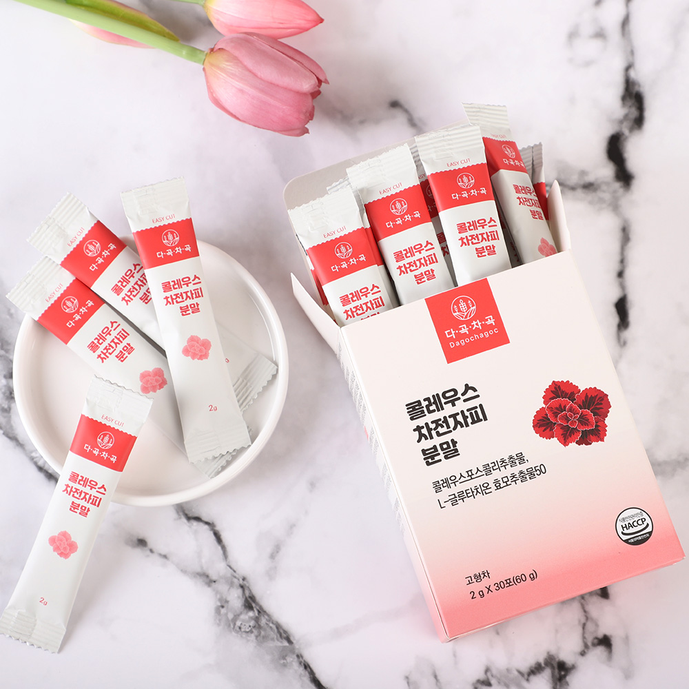 다곡차곡 콜레우스 차전자피 분말 2g x 30포