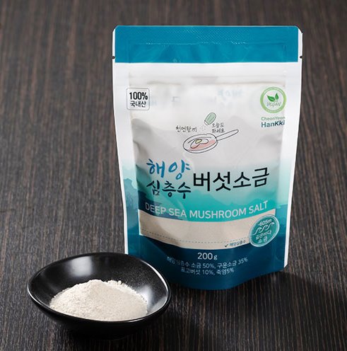 천연한끼 해양심층수 버섯소금 200g [원산지:국산(강원도 고성군)]