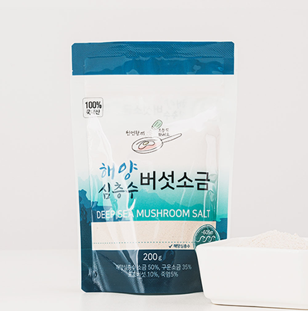 천연한끼 해양심층수 버섯소금 200g [원산지:국산(강원도 고성군)]