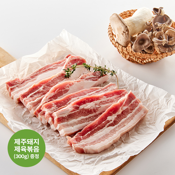 제주돼지 삼겹살(구이용, 300g)