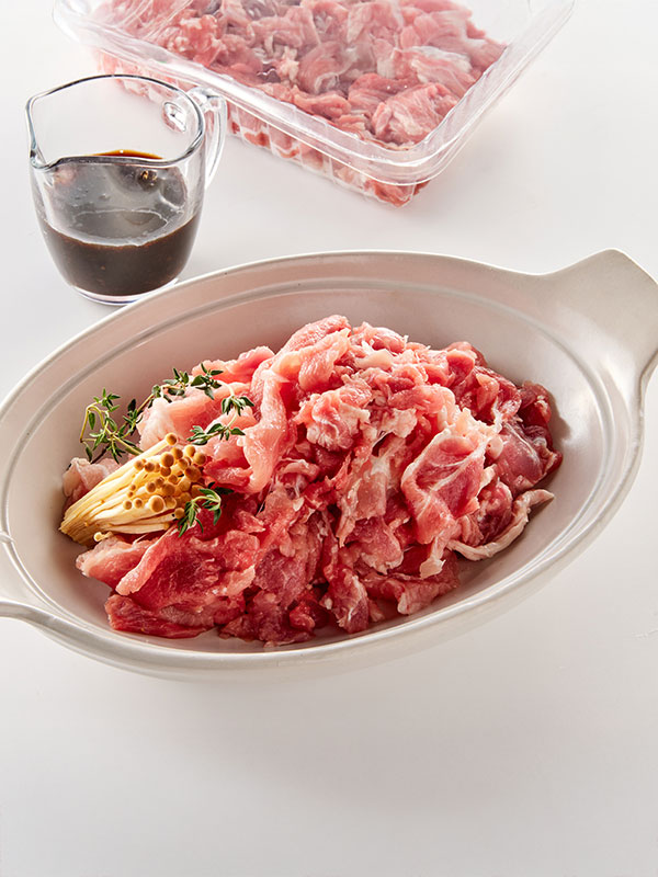 무항생제 한돈 앞다리(불고기용, 500g)｜목우촌